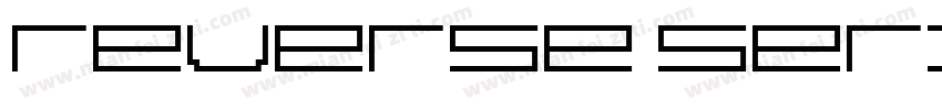 reverse serif字体转换